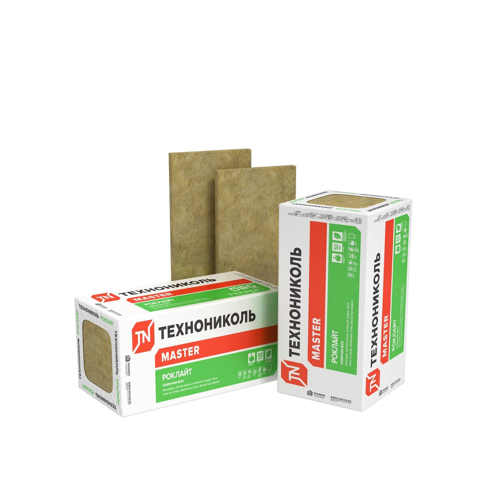 (5სმ/8,64²) ქვაბამბა TECHNONICOL ROCKLIGHT — ქვაბამბა